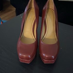 Nine West Maroon Heels